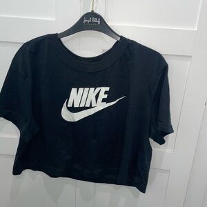Nike Charcoal Tee with White Logo